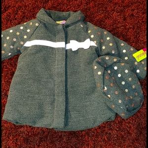 Baby girl coat with hat
